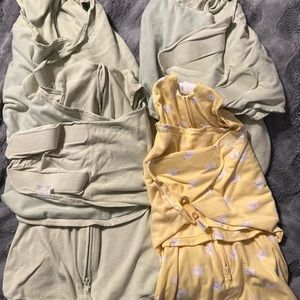 4 newborn halo swaddles